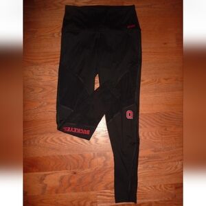 VS PINK OSU Buckeyes ultimate Leggings with mesh panels